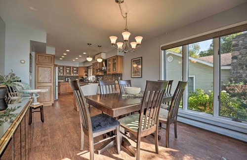 Delton Cottage | Spacious Delton Home w/Fire Pit + Lake Views