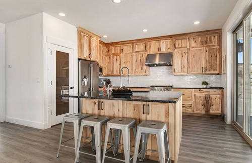 Sweetwater House | Spacious, Dog-Friendly Home with Shared Pool, WiFi, Huge Deck, & Gas Fireplace