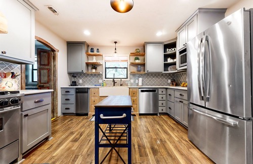 Wimberley House | Spacious dog-friendly home settled on a serene property with wrap-around porch
