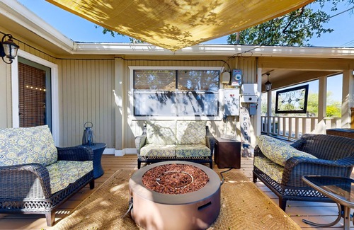 Wimberley House | Spacious dog-friendly home settled on a serene property with wrap-around porch