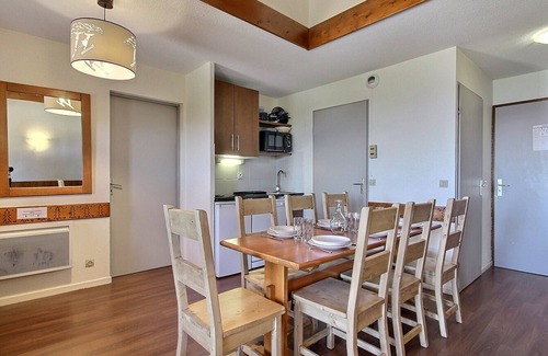 Plagne Soleil Apartment | Spacious duplex at the slopes, balcony, pets allowed