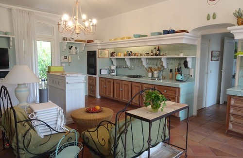 Saint-Paul-de-Vence Villa | Spacious Family Villa- pool-tennis court-fantastic view of St-Paul De Vence