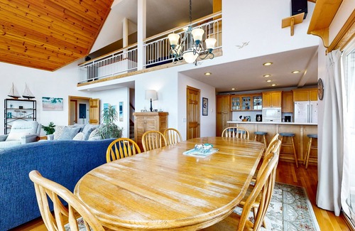 Rockaway Beach House | Spacious family home near the beach w/ocean view, large deck, free WiFi & more