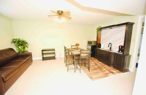 Amherstview Apartment | Spacious Hearth Escape with Natural Light & fireplace