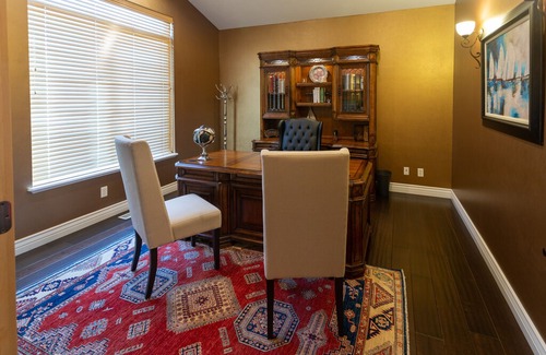 Draper House | Spacious, Large Home w/ great Views, Bonus Theatre room, Office, Hot Tub & Deck