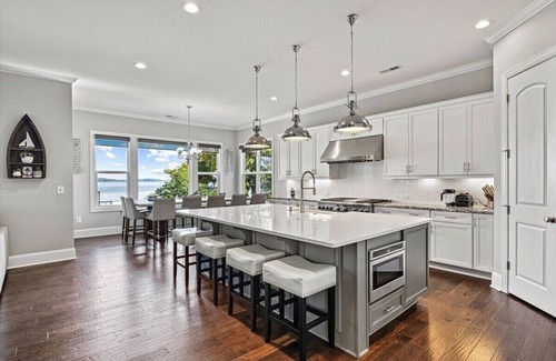 Denver House | Spacious, luxurious Port Royale Lakefront, water access and a massive Dock, wide lake view sleeps 22