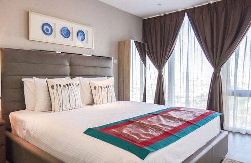 Jadaf Apartment | Spacious Luxury 1BHK in D1 Tower, Al Jaddaf