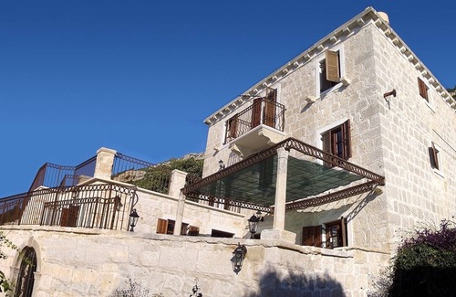 Viganj Villa | Spacious stone villa with views and private pool, walking distance to the beach