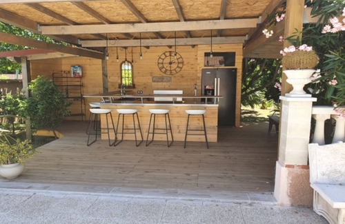 Bompas Villa | Spacious villa with private pool max 14 people near the beach
