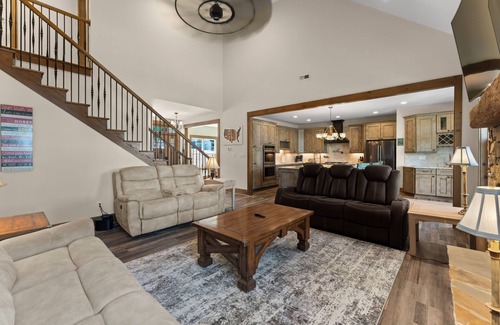 Sherrills Ford House | Spacious Waterfront Home on Lake Norman with Firepit, Views, and Dock Access