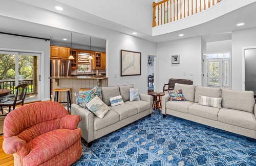 Brigands' Bay House | Spacious waterfront home with dock, outdoor shower, W/D, & fish-cleaning station
