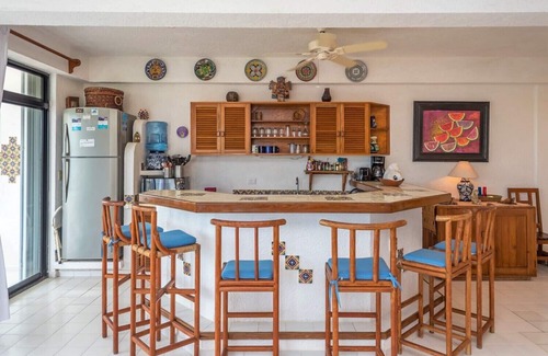 Akumal Condo | Spacious with beautiful upper level views of Half Moon Bay!