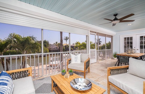 Fort Myers Beach House | Spectacular Pool Home on a Canal! Walking Distance to Times Square! - 415 Palermo