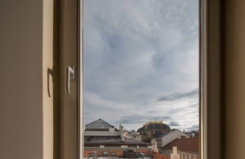 Prague 1 Apartment | SPECTACULAR views guaranteed with A/C!