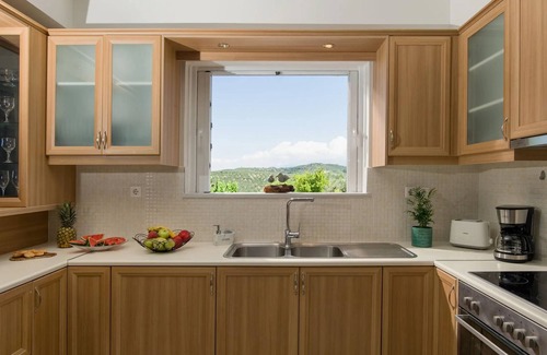 Darmarochori Villa | Splendid Villa Chania: 5' to Beach/Private Pool/Playground/BBQ Area
