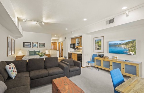 Olympic Valley Apartment | Squaw Valley Lodge, : Updated studio. Hot Tubs, Sauna. Summer Pool & Tennis.
