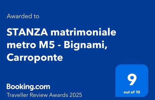 Rondo - Torretta House | STANZA matrimoniale metro M5 - Bignami, Carroponte