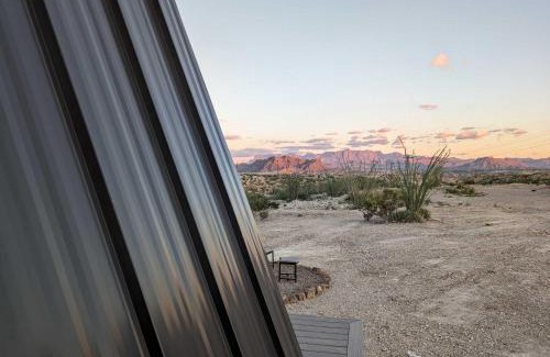 Study Butte-Terlingua Apartment | Stardust Big Bend Luxury A-Frame#1 with a fab view