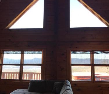 Rileyville House | Starlit view log cabin
