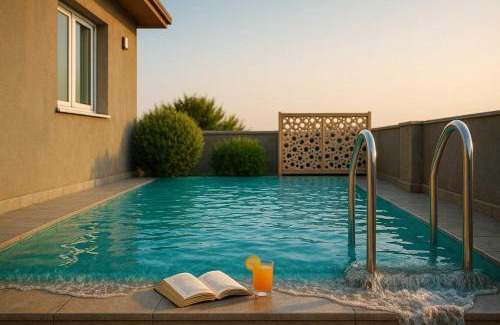 Udaipur Villa | StayVista at Grey Sky 3 BHK villa with Pool, Balcony, and Scenic View at Udaipur