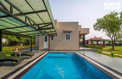 Gurugram Villa | StayVista at The Mira House with Pool, WiFi