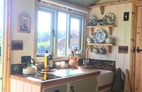 Sampford Brett Cabin | Steam & Stars Luxury Glamping -Willow shepherd hut