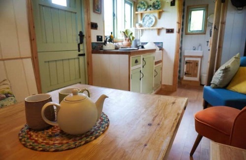 Sampford Brett Cabin | Steam & Stars Luxury Glamping -Willow shepherd hut