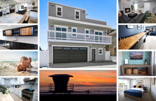 Silver Strand Villa | Steps 2 Beach- Luxury Home, Game Room, Roof Deck, Firepit, Pets OK