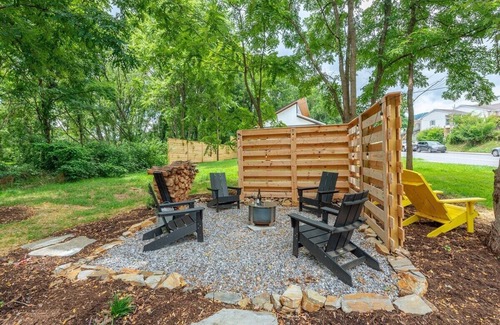 Waynesville House | Steps Away Cottage - Hot Tub, Fire Pit, Downtown