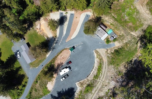 Powell River RV Rental | Steps From the Beach Full Service RV Site