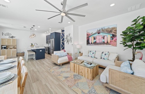 Port Canaveral House | Steps from the Beach! Luxe 5BR Retreat w/Pool, Spa & Ocean Access!