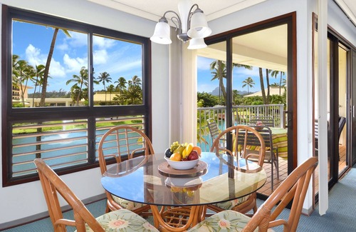 Hanamaulu Condo | Steps to Beach,2BR Condo on Lagoon in Tropical Gardens on Kauai's Coconut Coast