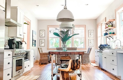 Folly Beach House | Steps to Downtown, Pier & Beach with Gourmet Kitchen!