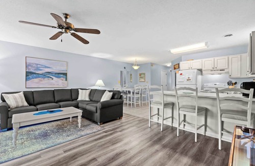 Surfside Beach Condo | Steps to Pool Ground Floor Quiet Retreat