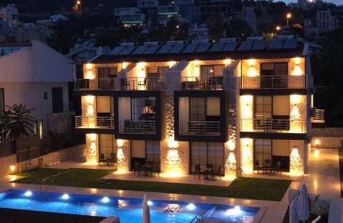 Kalkan Apartment | Stone House Aparts 1 plus 1 mit Poolterrasse Kalkan No 1