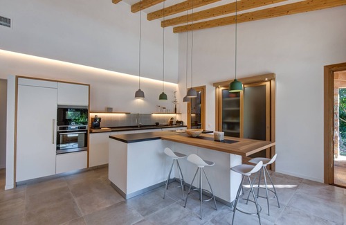 Biniaraix Villa | Stone villa with mountain views, quiet and close to the city center