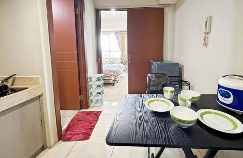 East Jakarta Apartment | Strategic MTH Square Apt 1BR with Wi-Fi, Pool & Gym by 2ndHome