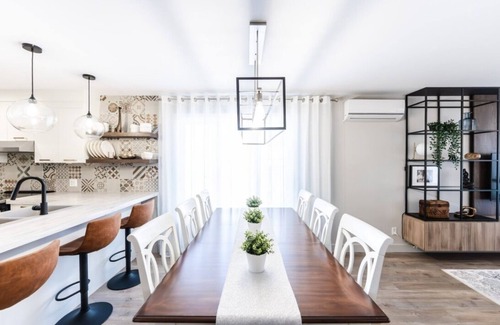Drummondville Apartment | Streamlined apartment with 2 free parking spaces.