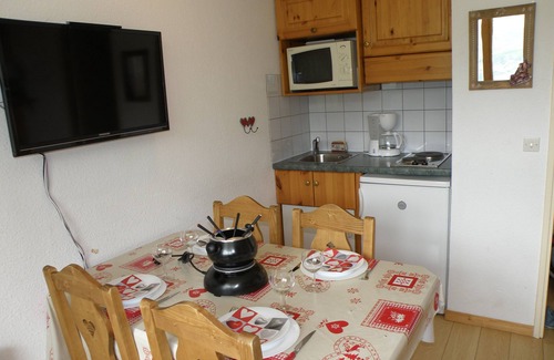 Reberty Apartment | Studio 4 people ski in Les Menuires with cleaning included