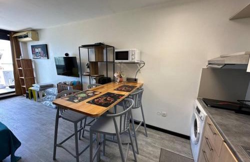 Sainte-Clotilde Apartment | StuDio 75 pour 2 personnes avec terrasse - vue mer