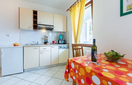 Baska Apartment | Studio apartment in Baška with Seaview, Balcony, Air condition, WIFI (3494-2)