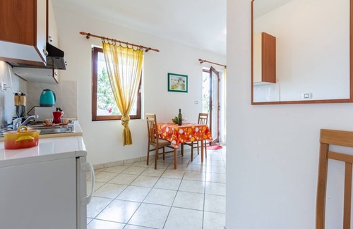 Baska Apartment | Studio apartment in Baška with Seaview, Balcony, Air condition, WIFI (3494-2)