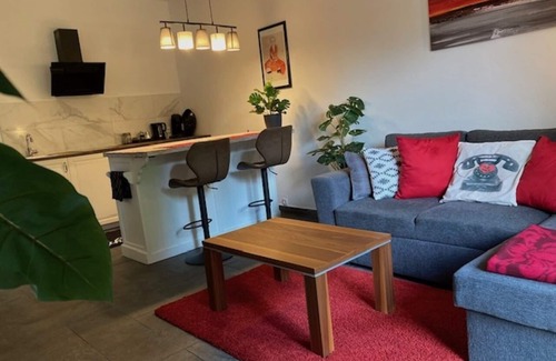 Feld am See Apartment | Studio Apartment mit Balkon, am See mit Privat Badestrand. Haustierfreundlich!