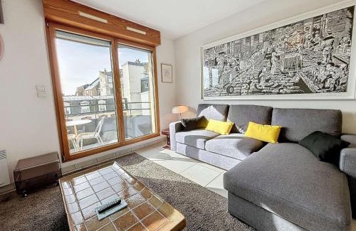 Granville Apartment | Studio avec Balcon et Parking à 50m de la Plage, Centre de Granville - FR-1-361-337