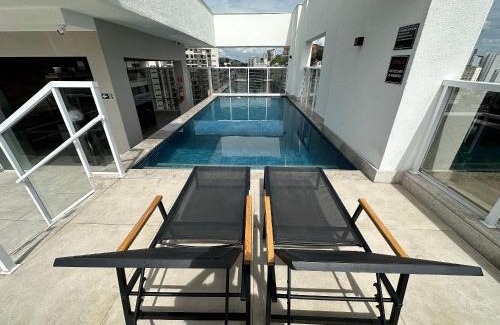Centro Apartment | Studio Be Happy! piscina academia coz completa