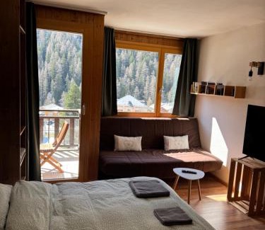 Zinal Apartment | Studio Bellevue 1, ski lift 350m