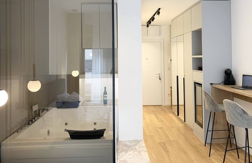 Zvezdara Condo | Studio Bulevard57 with hot tube