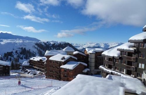 Belle Plagne Apartment | Studio cabine avec balcon, piscine, spa, animaux admis, accès direct pistes - Belle Plagne - FR-1-181-2825