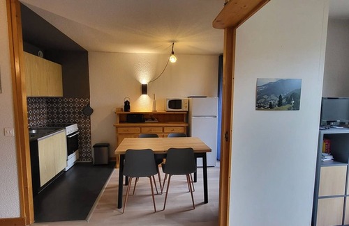 Saint-Jean-dʼAulps Apartment | Studio cabin at the foot of the slopes with private pool and parking in Saint-Jean-d'Aulps