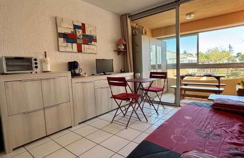 Plage d'Argeles Apartment | Studio cabine 4 couchages ARGELES SUR MER AR580-258